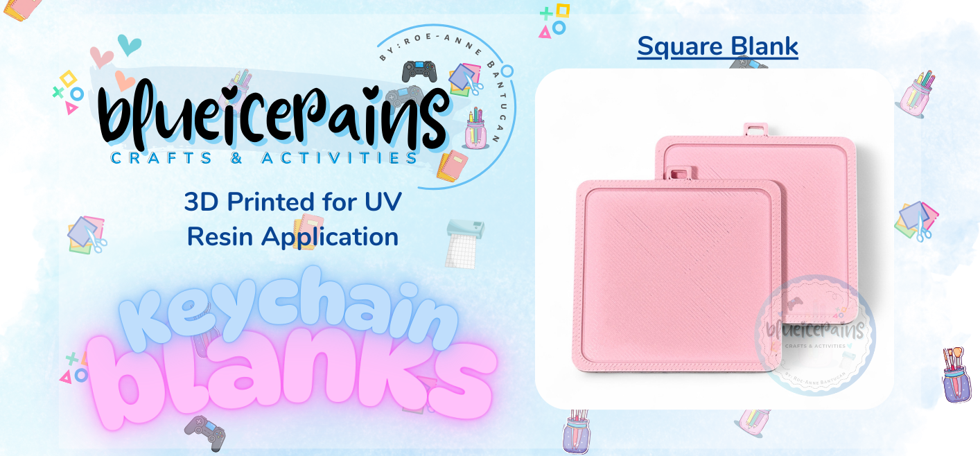 Square Blanks for UV Resin Application