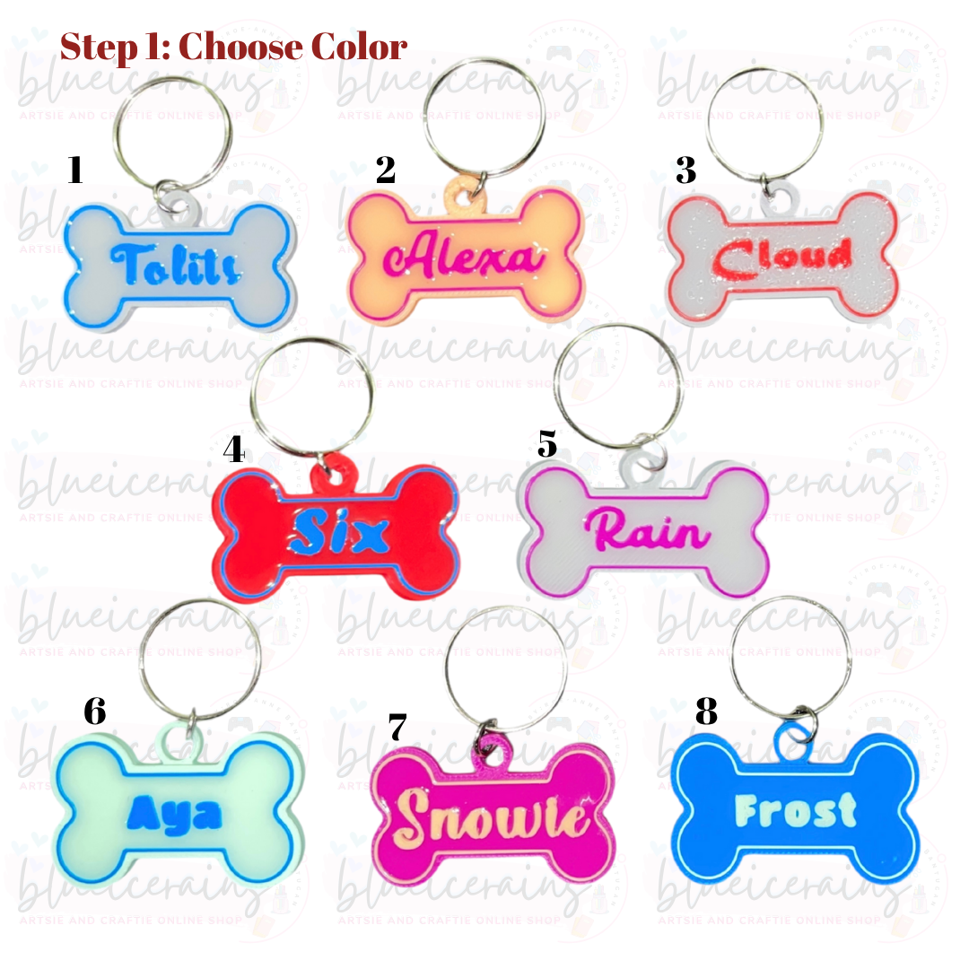 Personalized Dog Tag - with emergency number