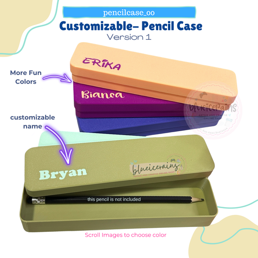 Customizable Pencil Case