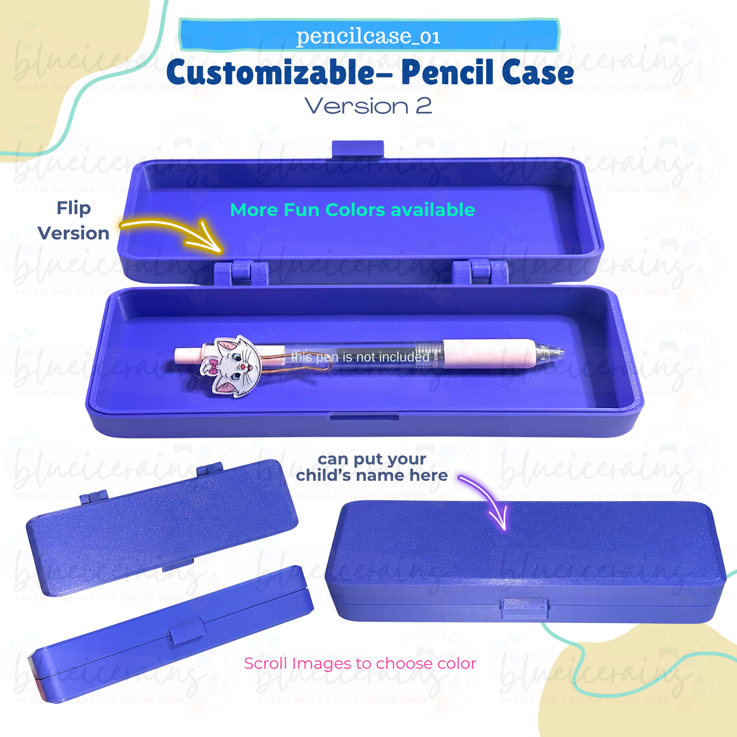 Customizable Pencil Case