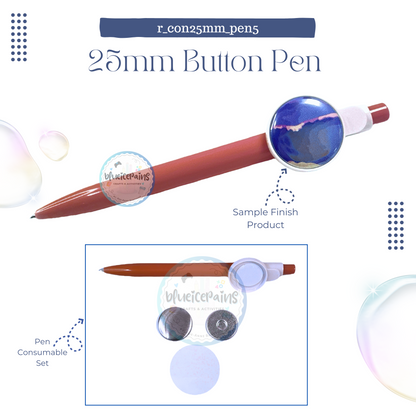 25mm Round Button Consumables - Pen [On-Hand]