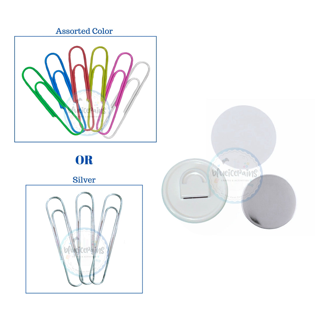 25mm Round Button Consumable - Button Clip [ONHAND]