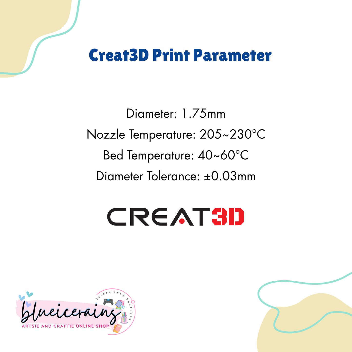 Creat3d Matte PLA+ Filament - 3d Printing