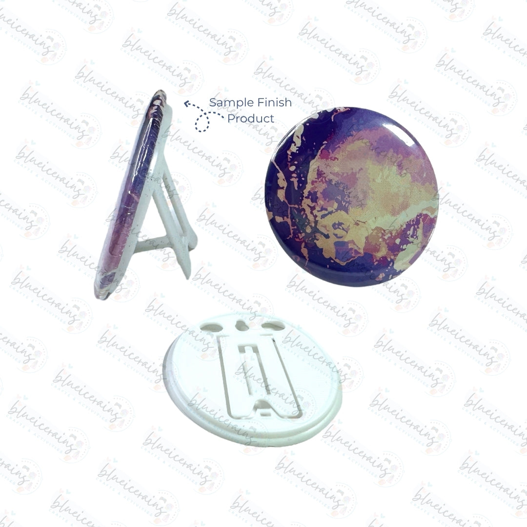 Round Photo Standee Badge