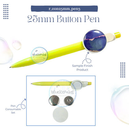25mm Round Button Consumables - Pen [On-Hand]