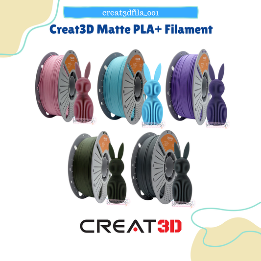 Creat3d Matte PLA+ Filament - 3d Printing