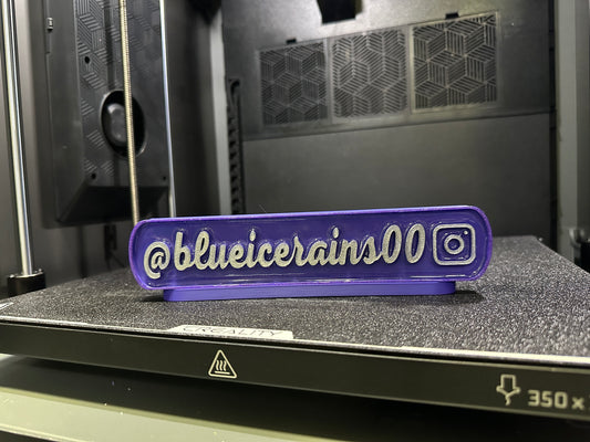 Name Plate Standee for Social Media