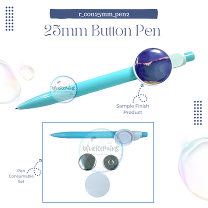 25mm Round Button Consumables - Pen [On-Hand]