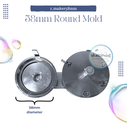 Round Button Mold - Sliding