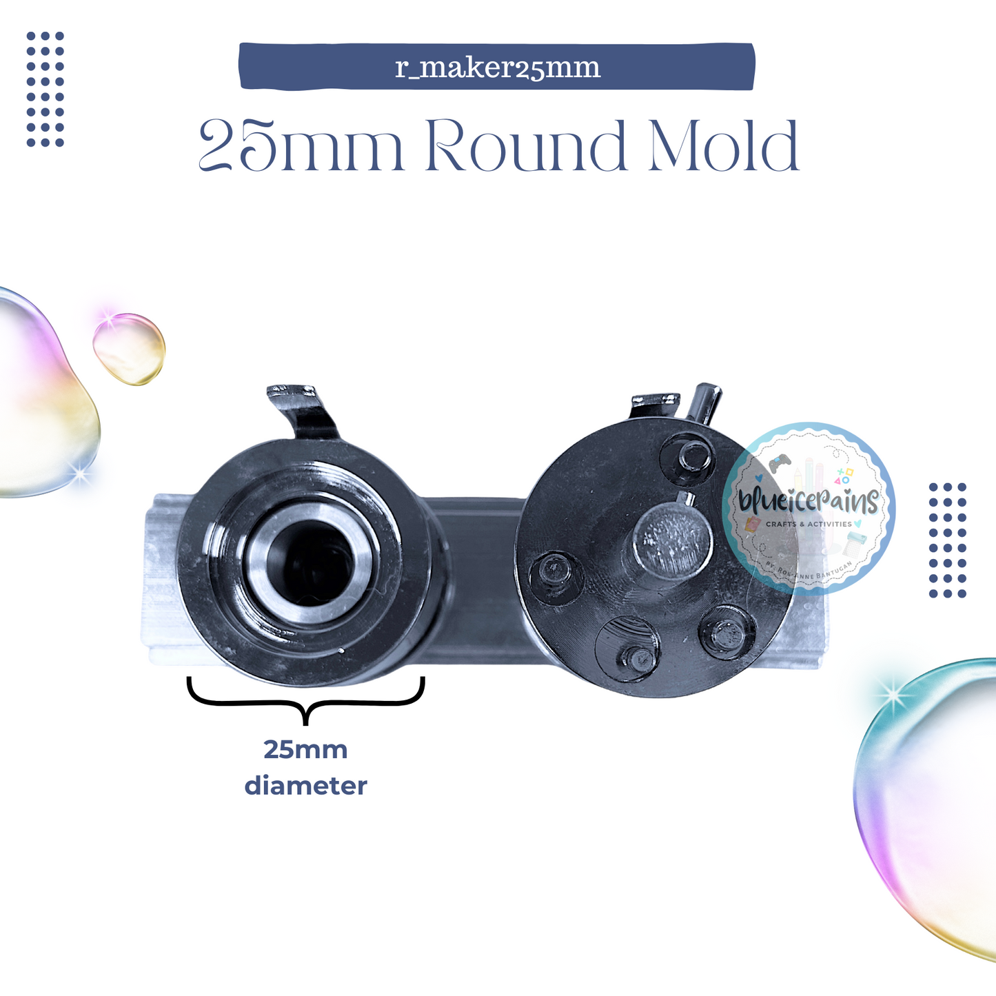 Round Button Mold - Sliding