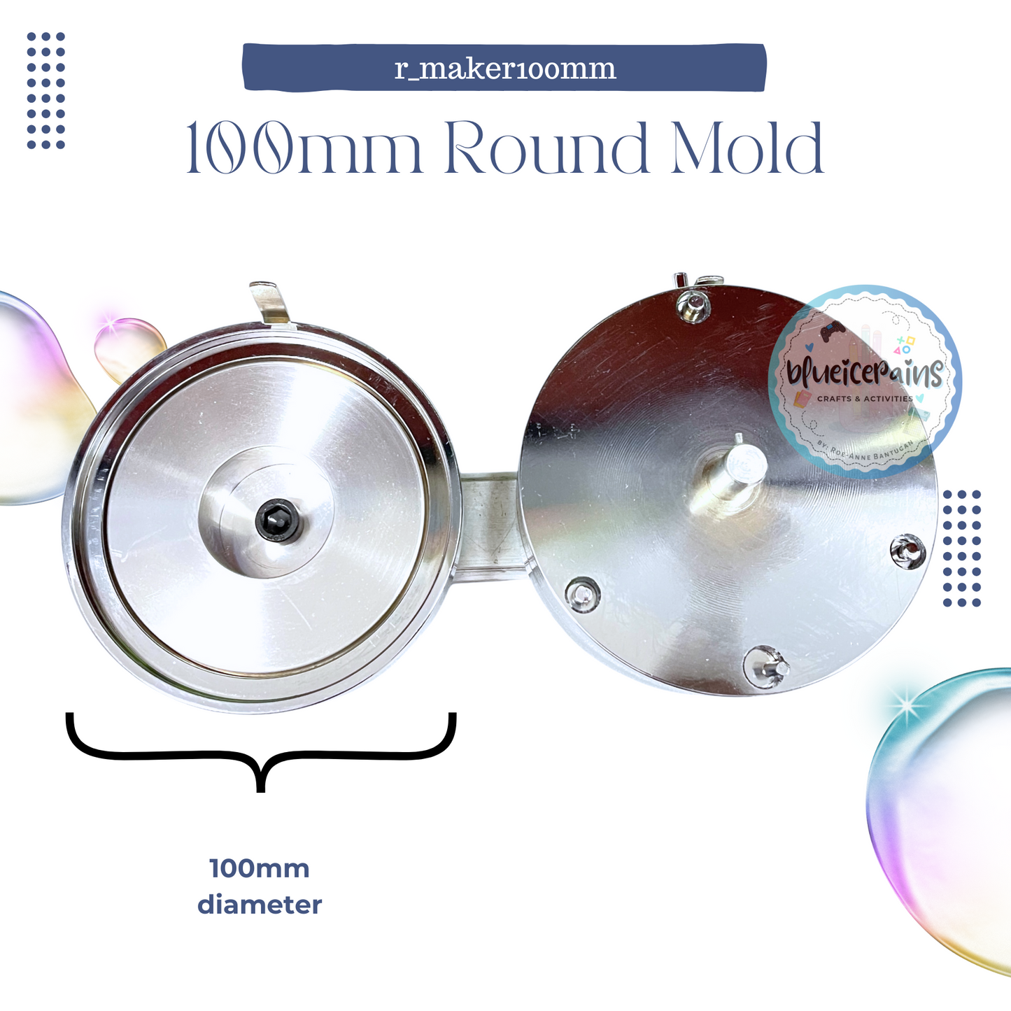 Round Button Mold - Sliding