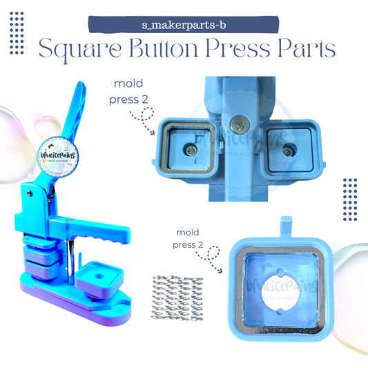 Square Button Press Mold Replacement