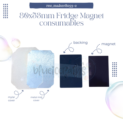 Rectangle Badge Maker 80x53mm - Consumables