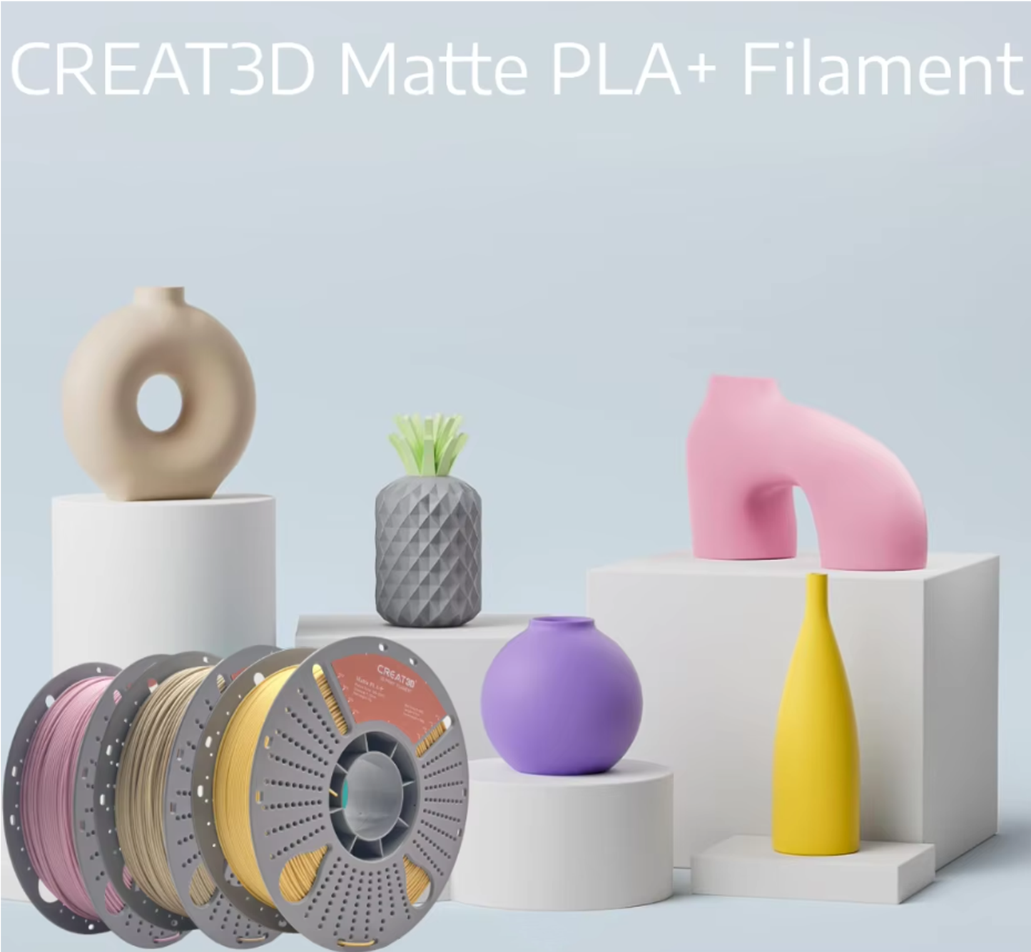 Creat3d Matte PLA+ Filament - 3d Printing